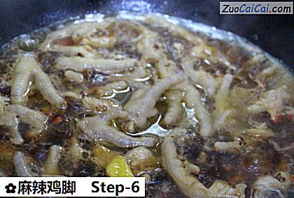 麻辣鸡脚做法第六步骤