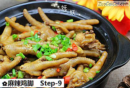 麻辣鸡脚做法第九步骤