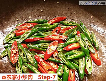 农家小炒肉做法第七步骤