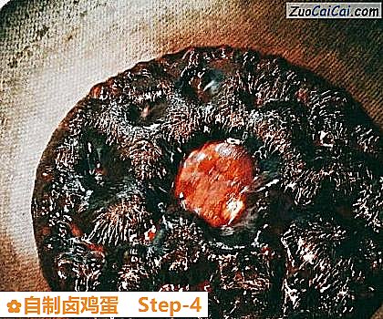 自制卤鸡蛋做法第四步骤