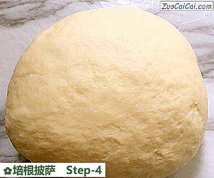 培根披萨做法第四步骤