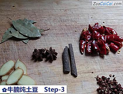 牛腩炖土豆做法第三步骤