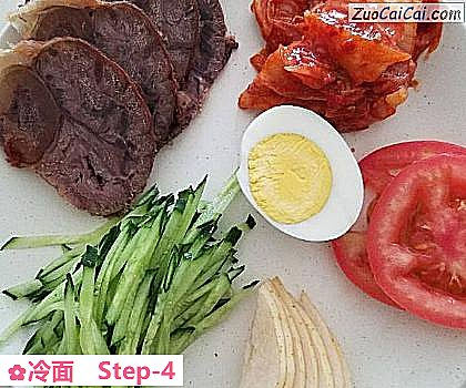 冷面做法第四步骤