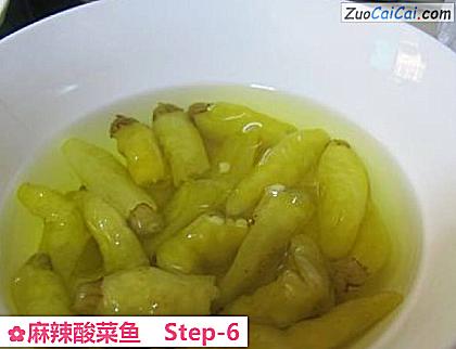 麻辣酸菜鱼做法第六步骤