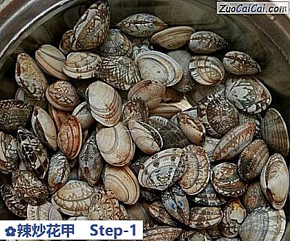 辣炒花甲做法第一步骤