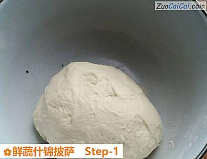 鲜蔬什锦披萨做法第一步骤