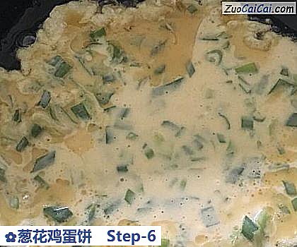 葱花鸡蛋饼做法第六步骤