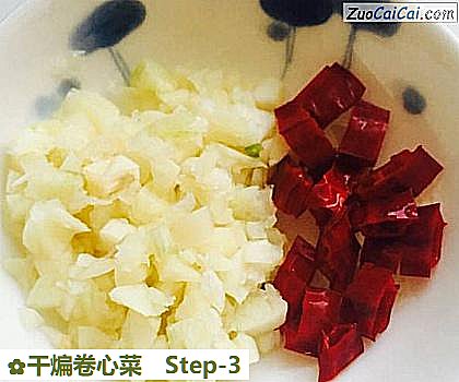 干煸卷心菜做法第三步骤