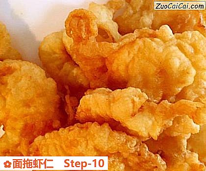 面拖虾仁做法第十步骤