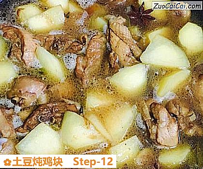 土豆炖鸡块做法第十二步骤
