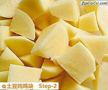 土豆炖鸡块做法第二步骤