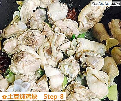 土豆炖鸡块做法第八步骤