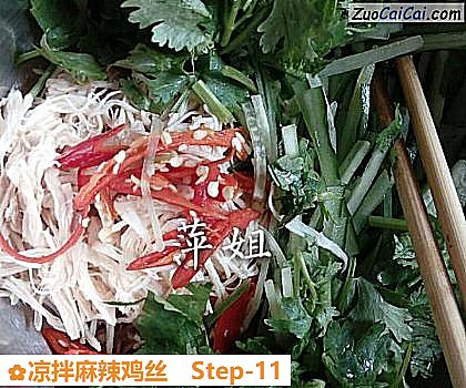凉拌麻辣鸡丝做法第十一步骤