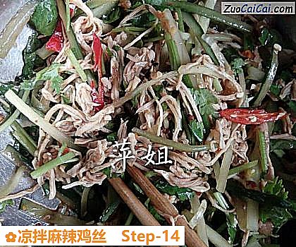 凉拌麻辣鸡丝做法第十四步骤