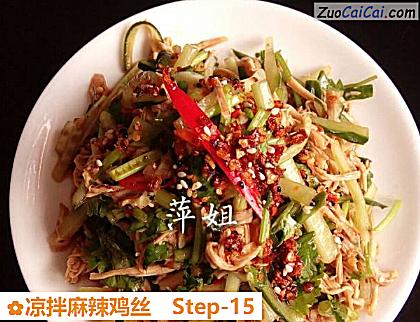凉拌麻辣鸡丝成品图2