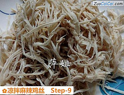 凉拌麻辣鸡丝做法第九步骤