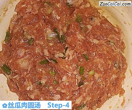 丝瓜肉圆汤做法第四步骤