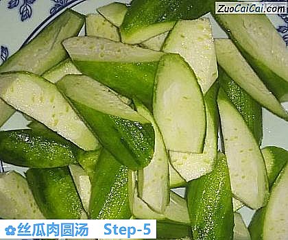 丝瓜肉圆汤做法第五步骤