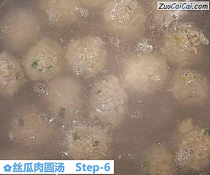 丝瓜肉圆汤做法第六步骤