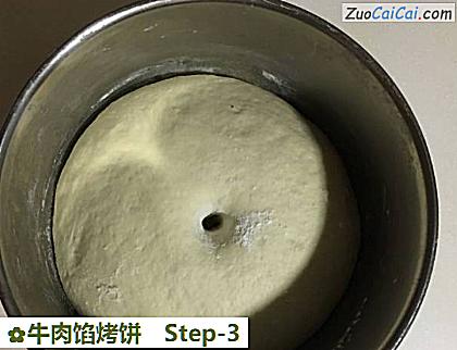 牛肉馅烤饼做法第三步骤