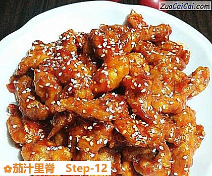 茄汁里脊做法第十二步骤