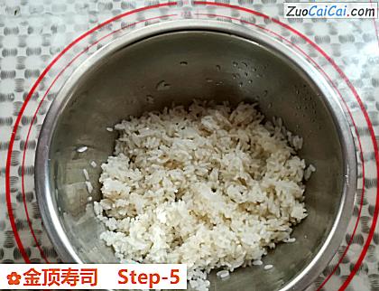 金顶寿司做法第五步骤