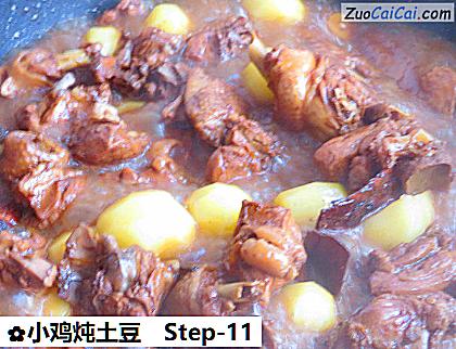 小鸡炖土豆做法第十一步骤