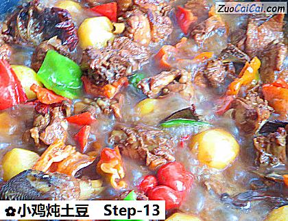 小鸡炖土豆做法第十三步骤