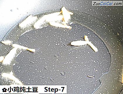 小鸡炖土豆做法第七步骤