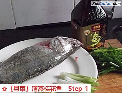 清蒸桂花鱼做法第一步骤
