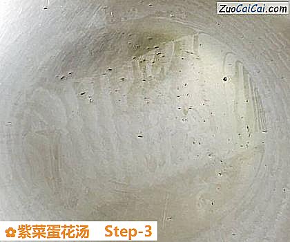 紫菜蛋花汤做法第三步骤