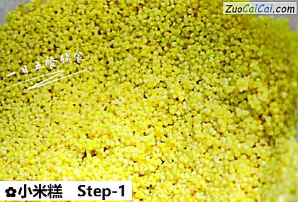 小米糕做法第一步骤