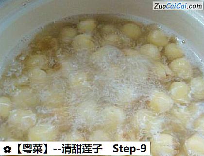 清甜莲子做法第九步骤