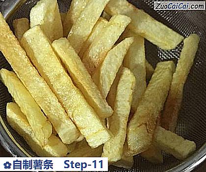 自制薯条做法第十一步骤
