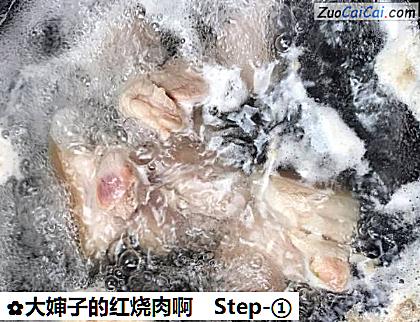 大婶子的红烧肉啊做法第一步骤