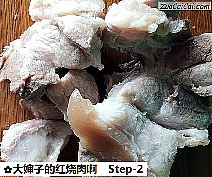 大婶子的红烧肉啊做法第二步骤