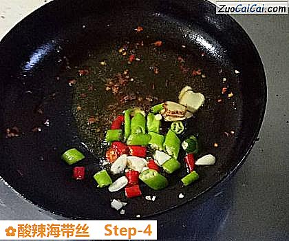 酸辣海带丝做法第四步骤