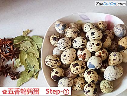 五香鹌鹑蛋做法第一步骤