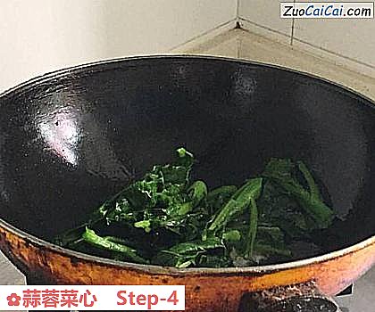 蒜蓉菜心做法第四步骤