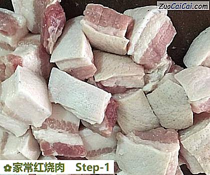 家常红烧肉做法第一步骤
