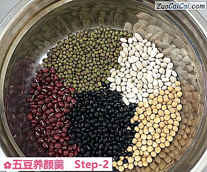 五豆养颜羹做法第二步骤