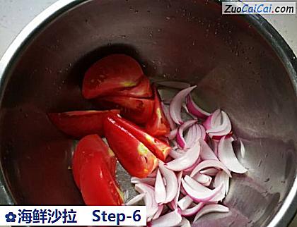 海鲜沙拉做法第六步骤