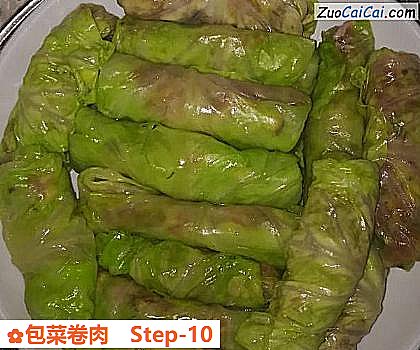 包菜卷肉做法第十步骤