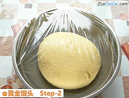 黄金馒头做法第二步骤