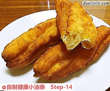 自制健康小油条做法第十四步骤