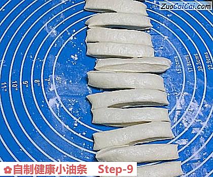 自制健康小油条做法第九步骤