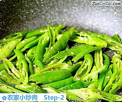 农家小炒肉做法第二步骤