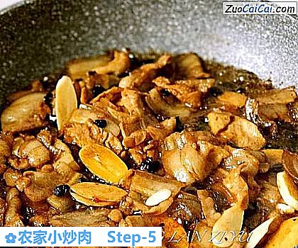 农家小炒肉做法第五步骤