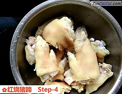 红烧猪蹄做法第四步骤