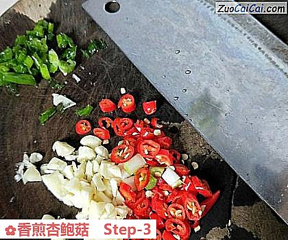 香煎杏鲍菇做法第三步骤